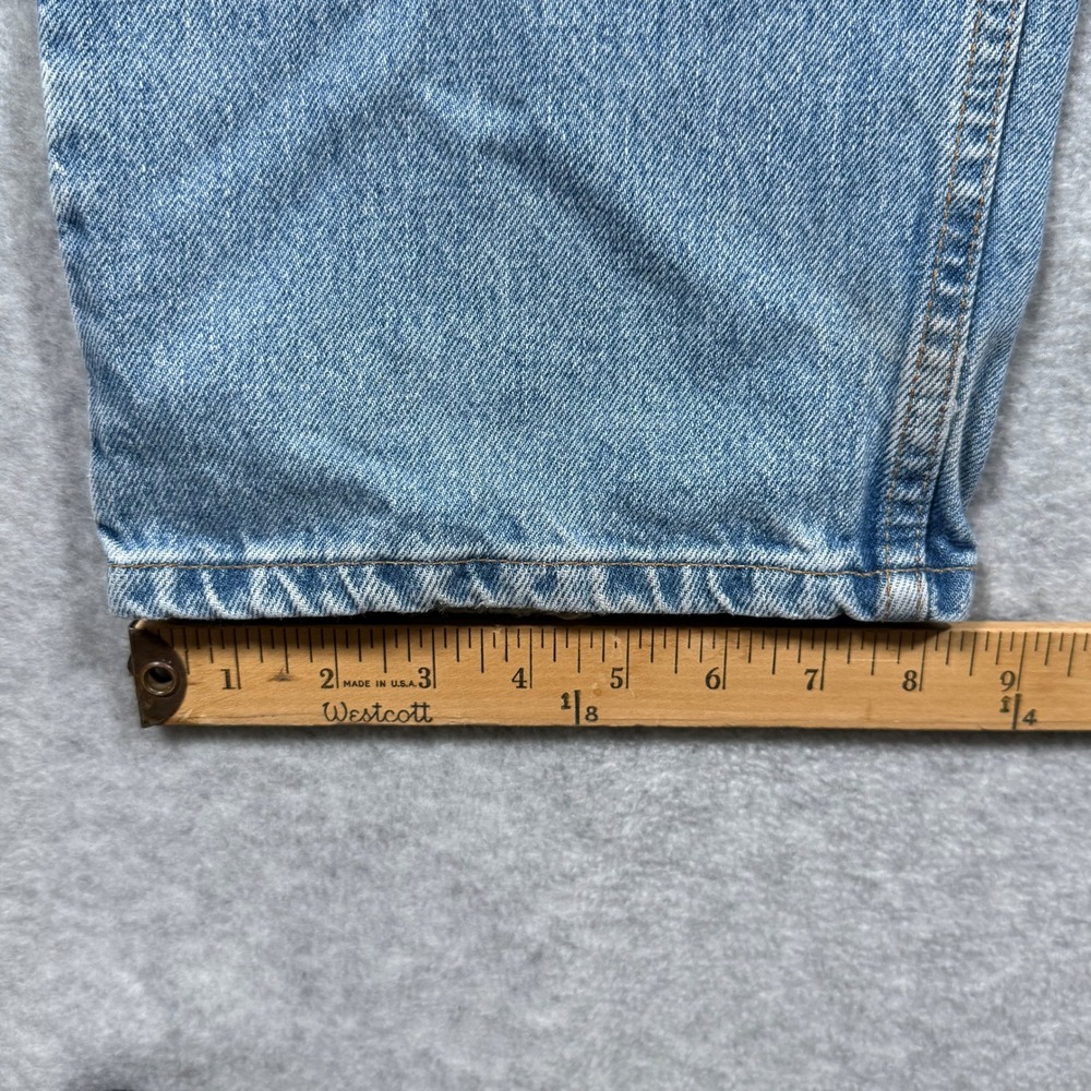 Vintage Levis 505 Straight Leg Jeans Mens Blue Denim 2001 Y2k 40x32 (Fits 38x30) - Picture 10 of 16